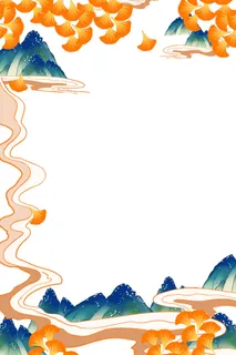 中式古典国潮来袭海报展板宣传背景图PSD设计PS模板素材