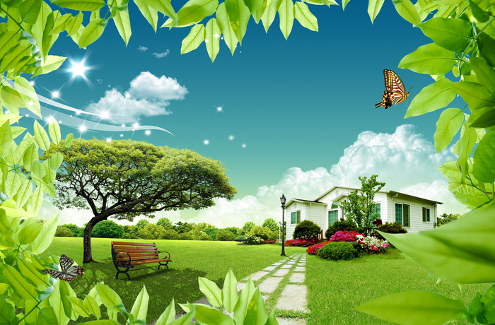 韩式自然背景 (21)