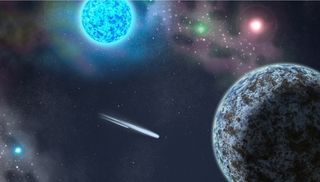 元宇宙世界天空风景背景墙