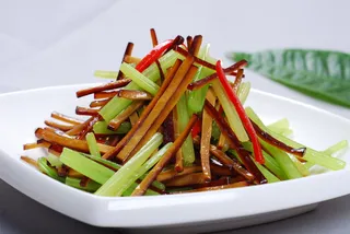 0911LCS-567老藏豆干拌水芹