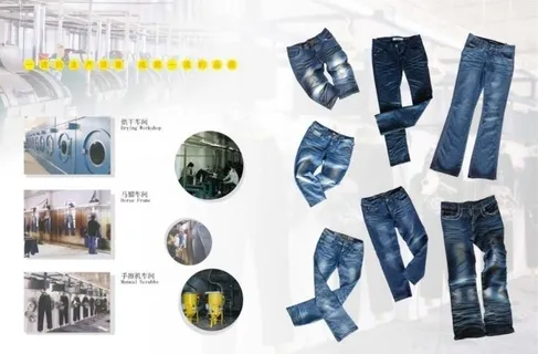 牛仔砂洗图片