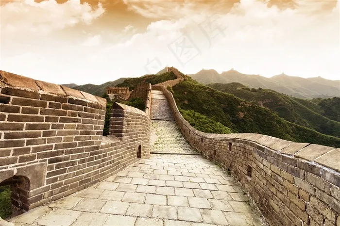 壮观的北京长城风景图片