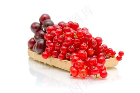 好吃的樱桃和蔓越莓