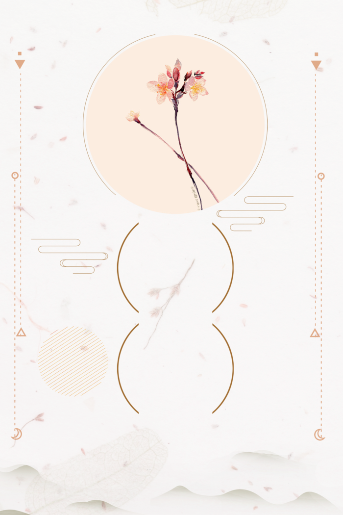 二十四节白露唯美背景素材