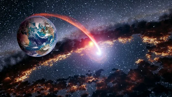 宇宙星空中的星球和星云高清图片