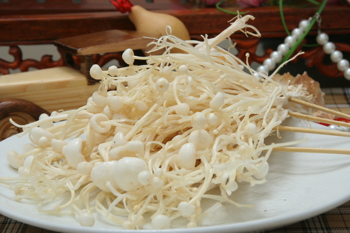 烤金针菇1