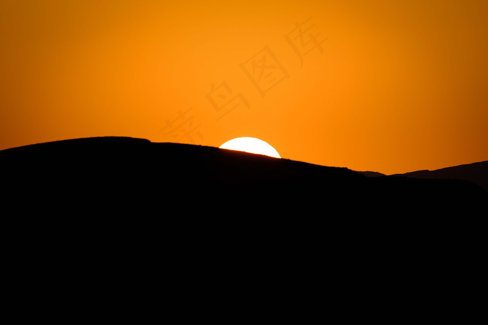 夕阳落山图片欣赏