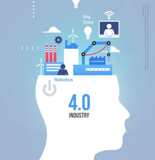 工业生产科技PSD素材