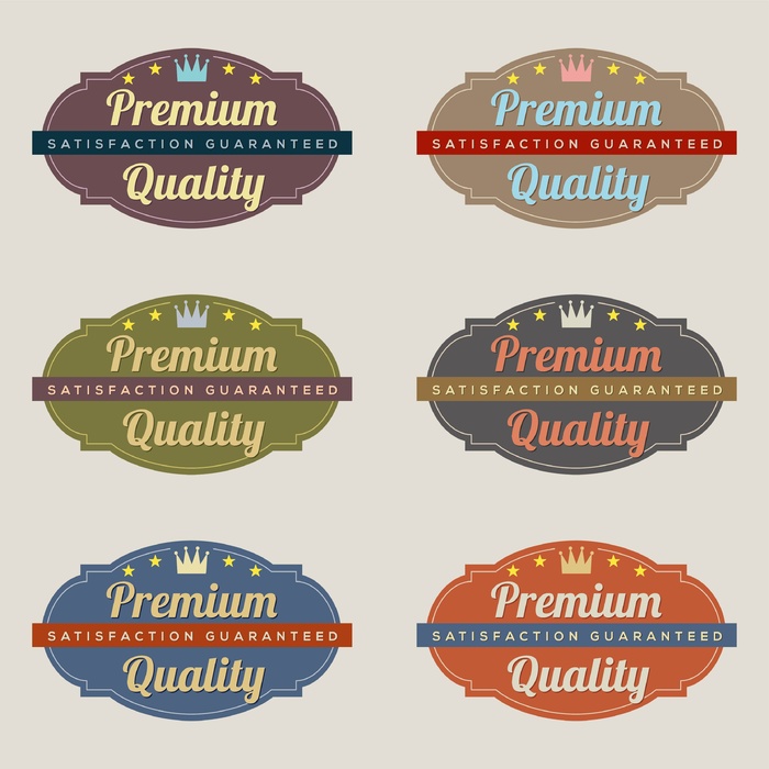 免抠复古优质标签