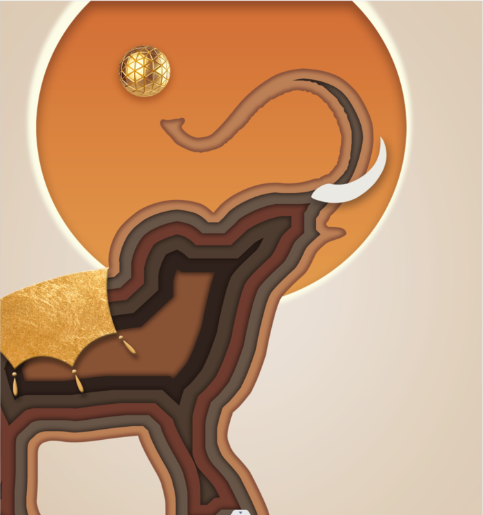 抽象方形装饰画