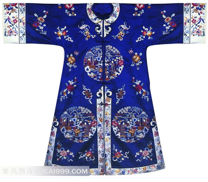 清代吉祥花纹图案服饰