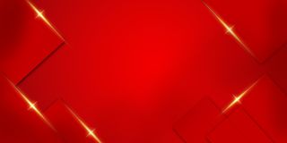 科技光效红色简约喜庆背景