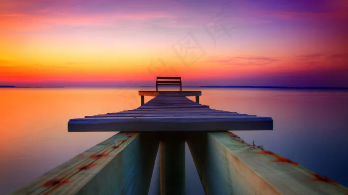 海上站桥  