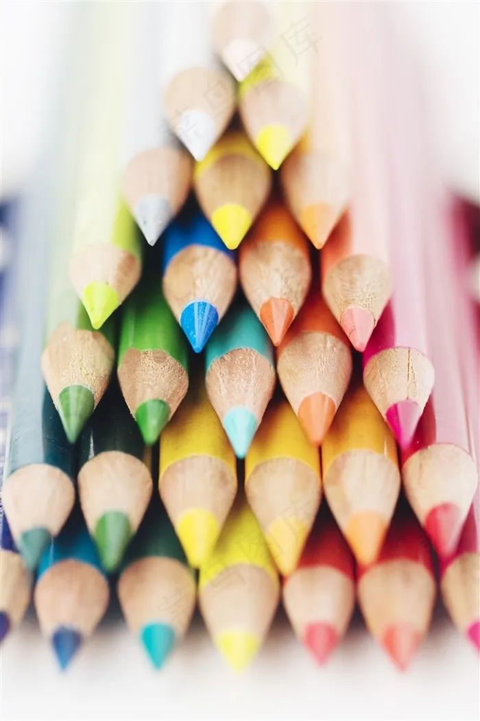 彩色铅笔高清图片