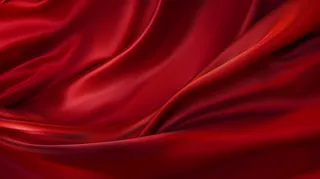 红色丝绸华丽大气背景