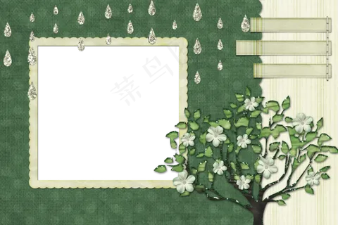 树叶电子相框图片下载