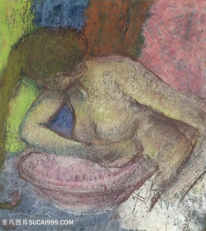 德加油画洗上身装饰画