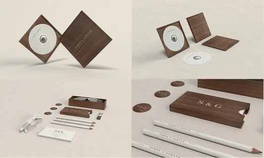 光盘样机铅笔样机眼镜盒样机