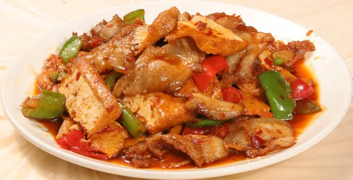豆腐回锅肉 (1)