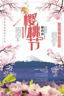 创意浪漫唯美风格创意樱花节海报 创意浪漫唯美风格创意樱花节海报
