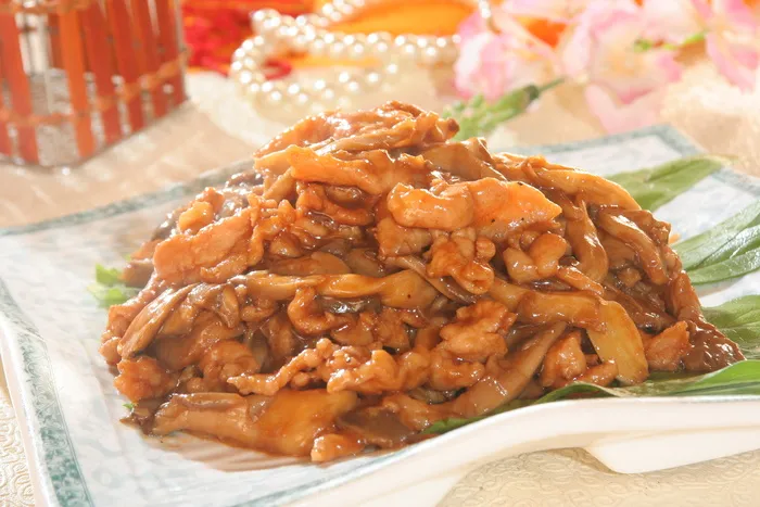 鲜蘑炒肉