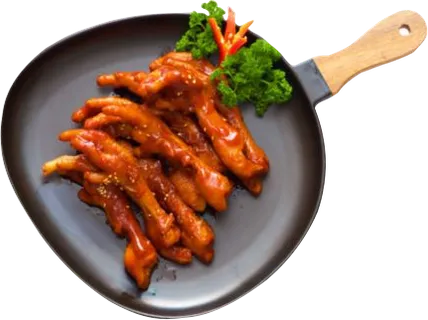 锅里的香辣鸡爪