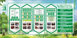 乡村振兴版面清新好看