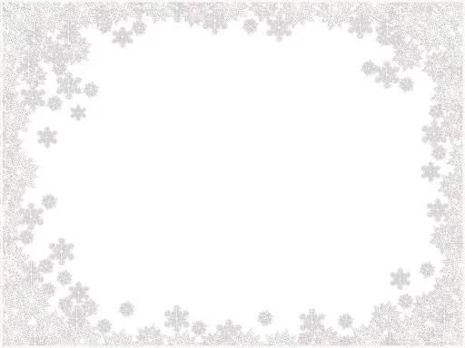 雪花边框PNG图片免抠(1024x768)