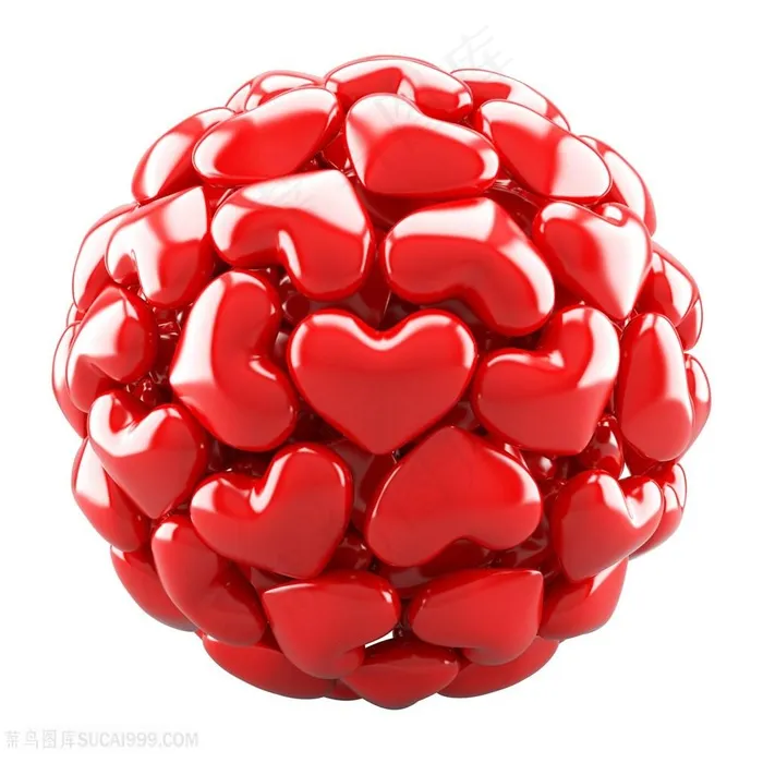 精美情人节元素高清心型图片
