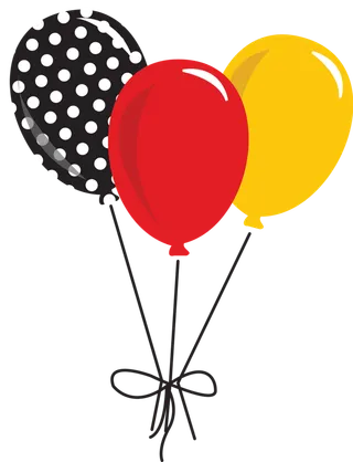 气球卡通素材简笔画