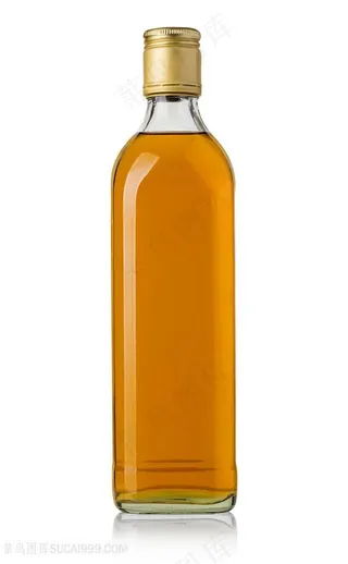 精致的酒瓶特写