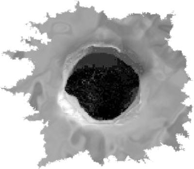子弹射孔 PNG免抠(400x348)