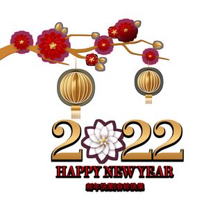 设计桃花装饰新年