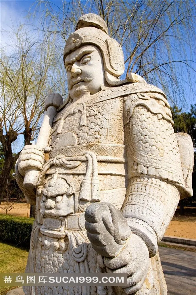 明十三陵武官石雕
