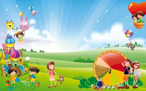 六一儿童节背景素材