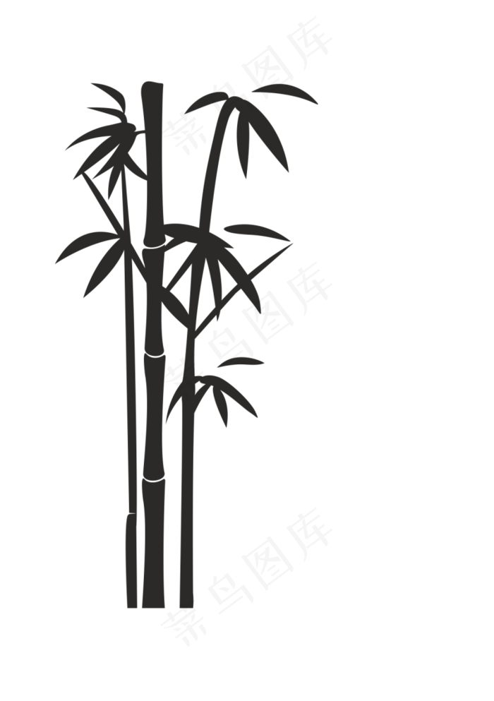 PNG 绿色竹子 