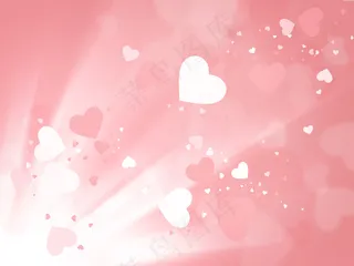 桃心浪漫背景图片