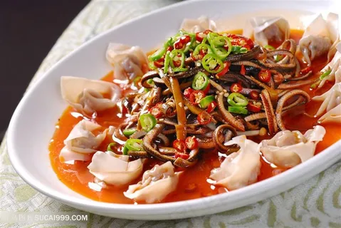 精品游龙鳝丝中华美食摄影图 精品游龙鳝丝中华美食摄影图
