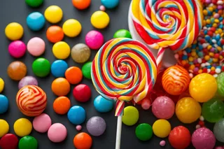 糖果棒棒糖摄影图