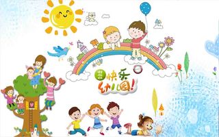 卡通儿童房背景墙