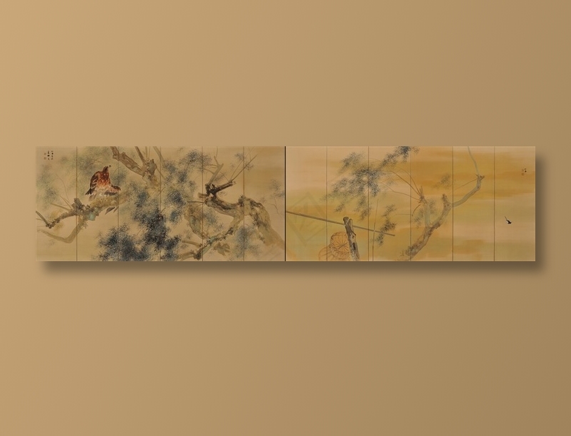 桥本关雪绘画素材