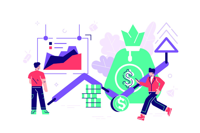 扁平化人物场景办公互联网等距ai矢量设计网页海报UI素材插画eps,ai矢量模版下载