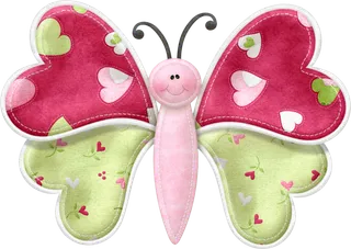 布艺蝴蝶玩具