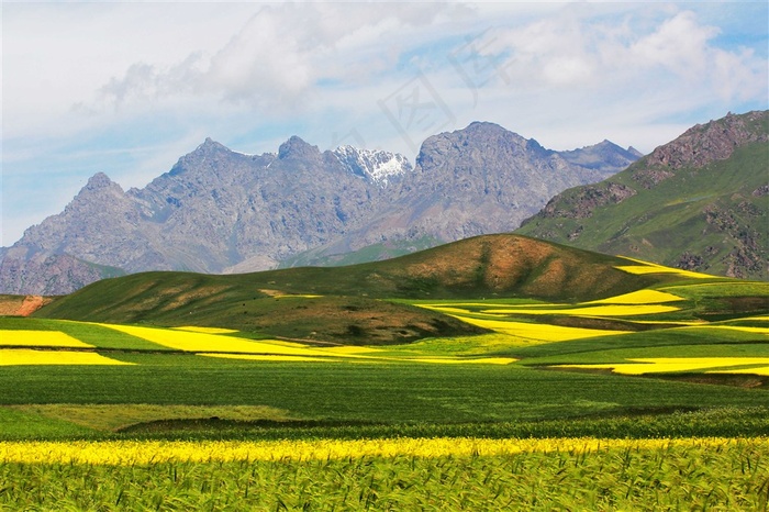 祁连山风景图片
