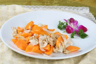 木瓜百合鲜桃仁