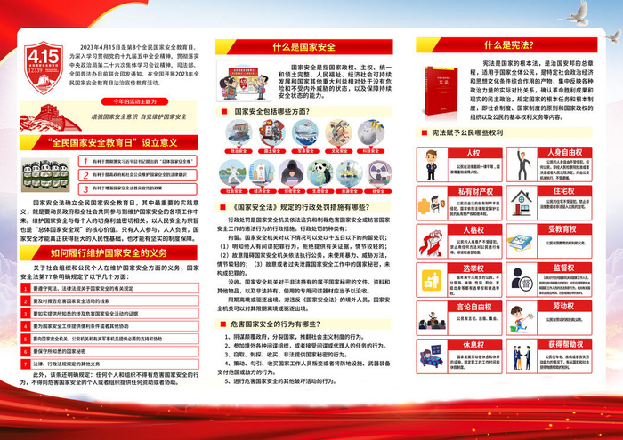 安全教育日背psd模版下载