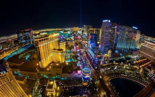 拉斯维加斯城市风景摄影图片