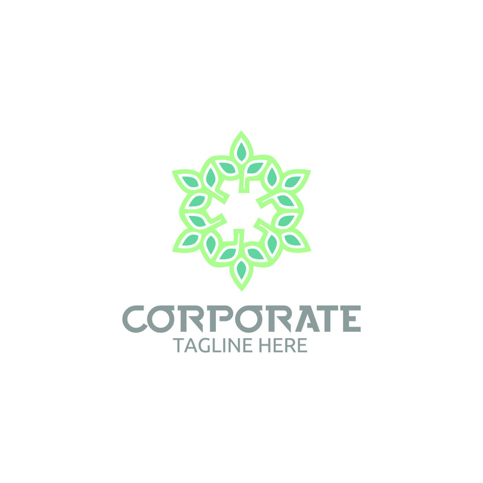 图标标识标志立体几何图形企业商标VI品牌LOGO设计模板AI矢量素材