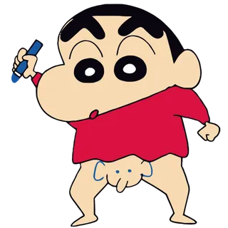 蜡笔小新可爱人物免扣素材