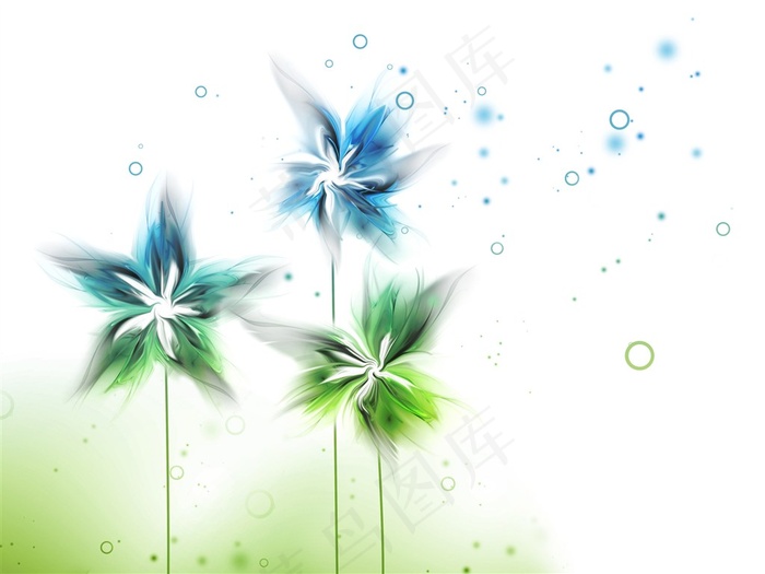 炫彩花朵背景大图